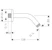 hansgrohe Duschrör hansgrohe 27411000 duscharm 1/2" 140mm/4