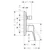 hansgrohe Täcke element hansgrohe 31485000 metris classic
