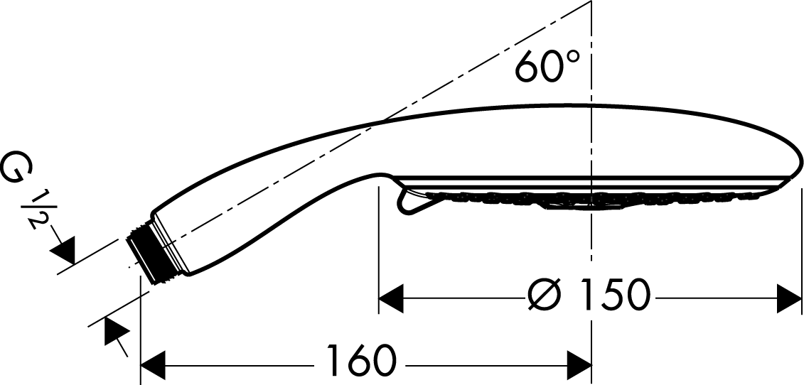 hansgrohe Käsisuihku hansgrohe 28551000 rd e150 air 3jet eco