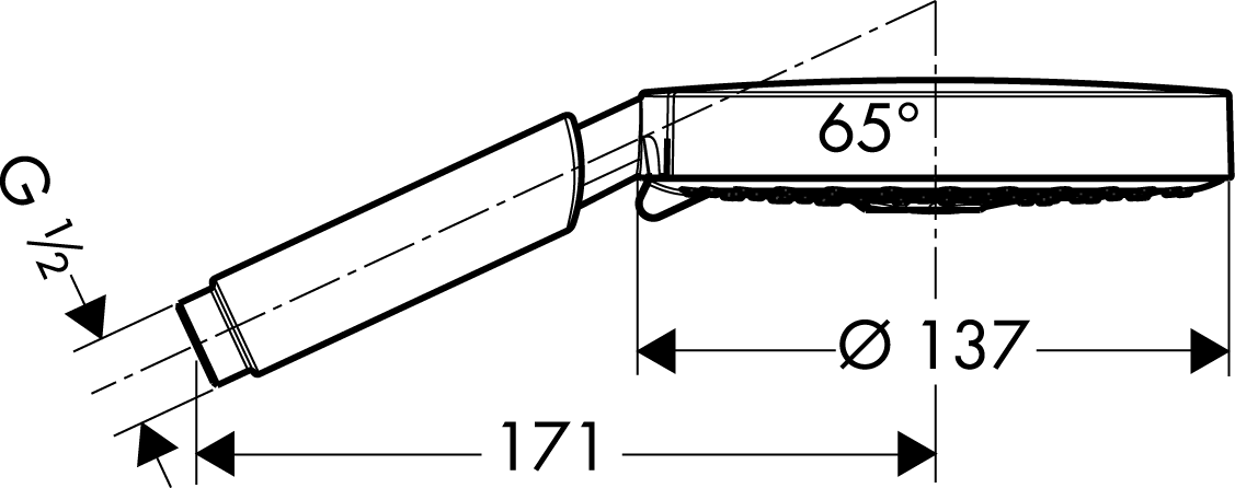 hansgrohe Käsisuihku hansgrohe 28550000 rd s150 air 3jet eco