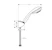 hansgrohe Handduschset hansgrohe 27569000 crometta 85/porter'c