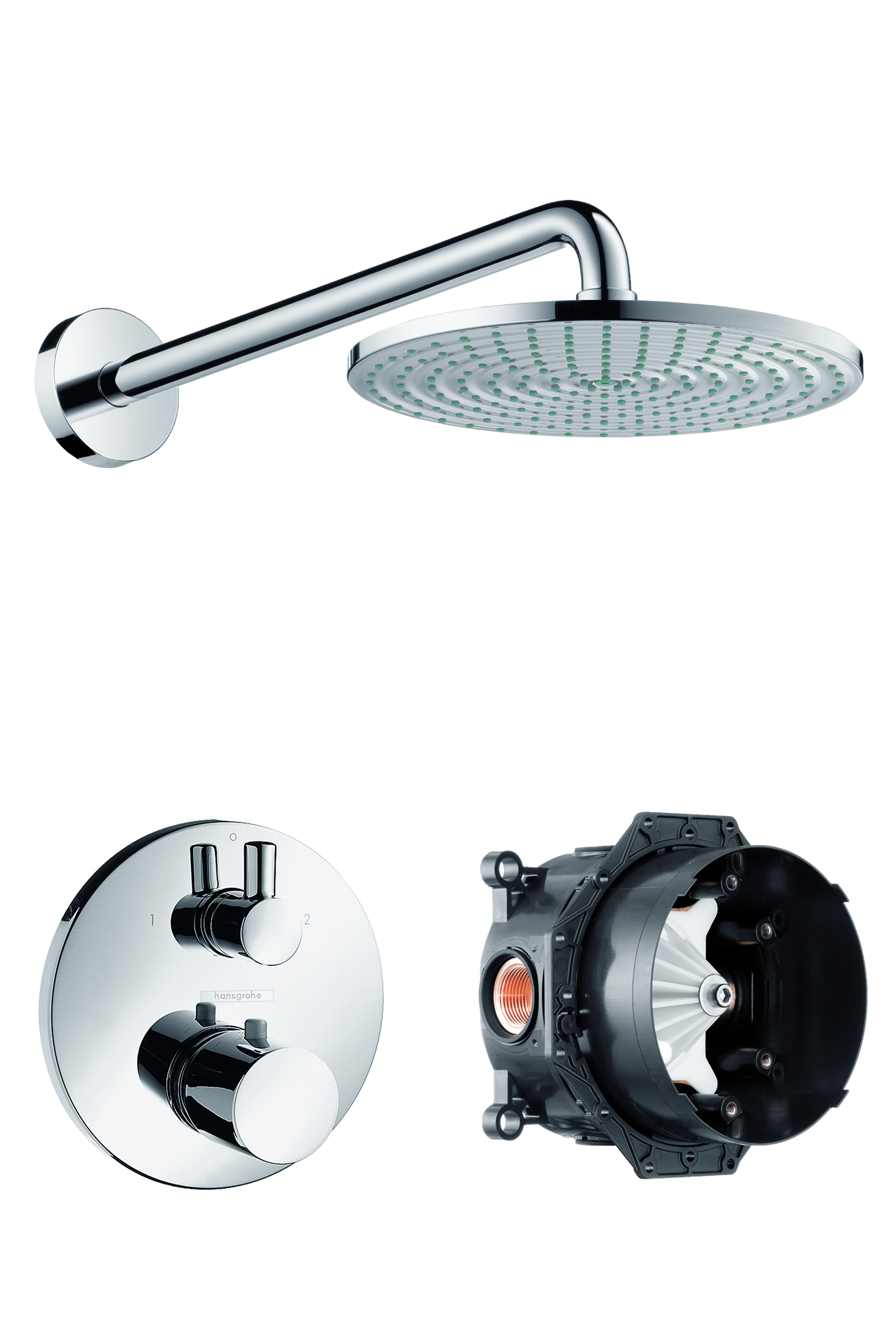 hansgrohe Takduschset hansgrohe 27122000 raindance/ecostat s/i