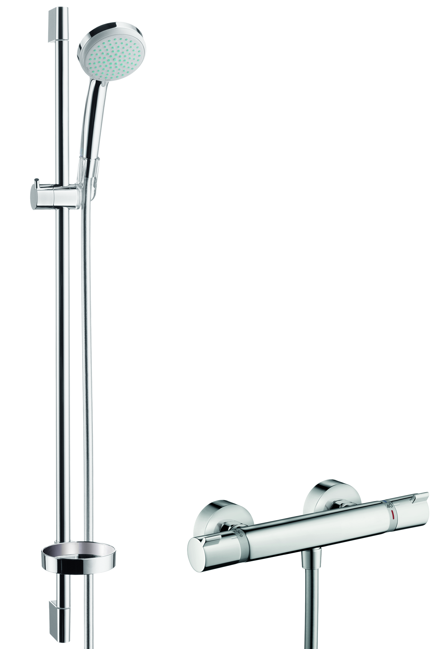 hansgrohe Shower set hansgrohe 27035000 croma 100