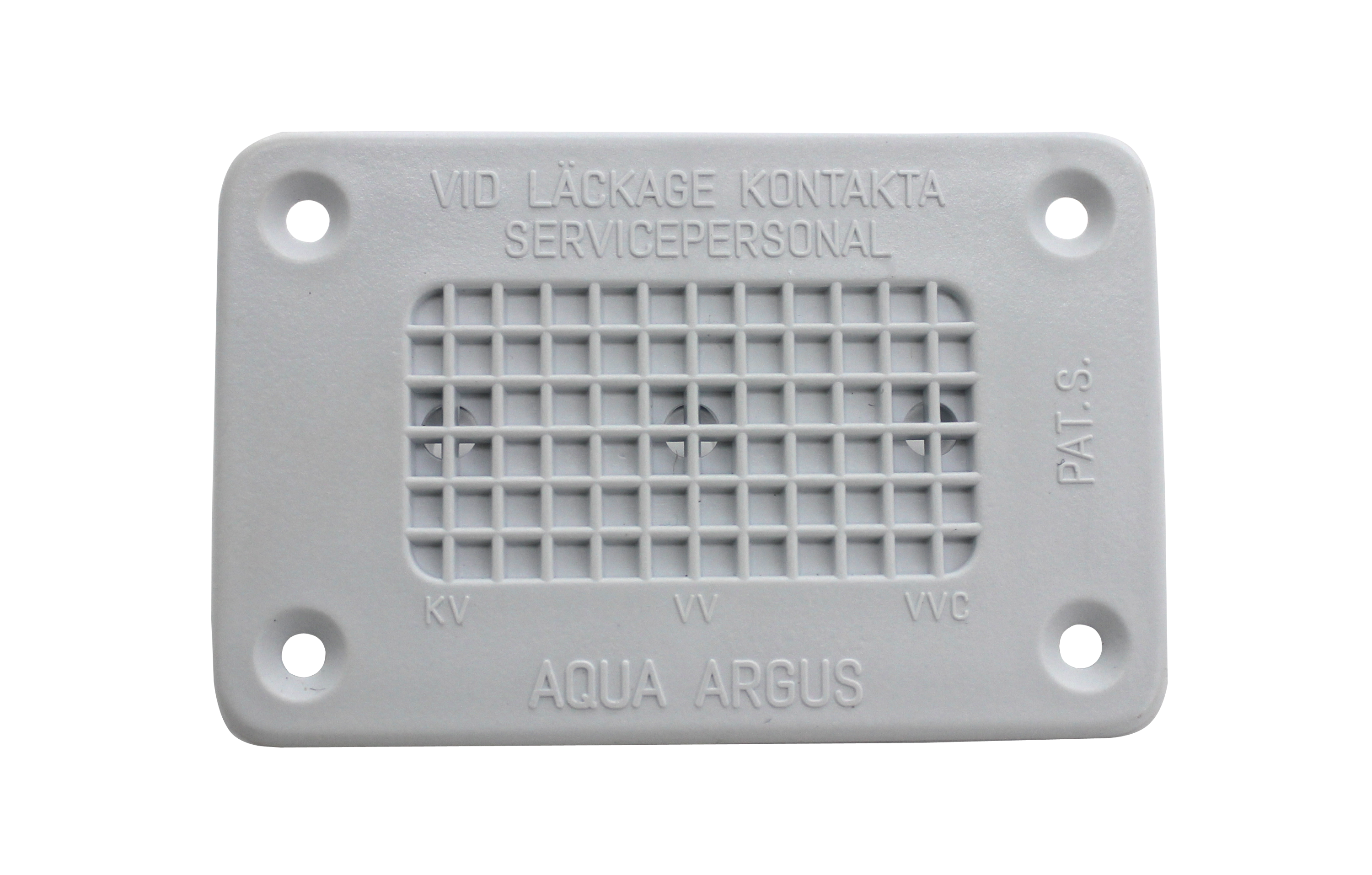 LEAK INDICATOR PLATE AQUA ARGUS