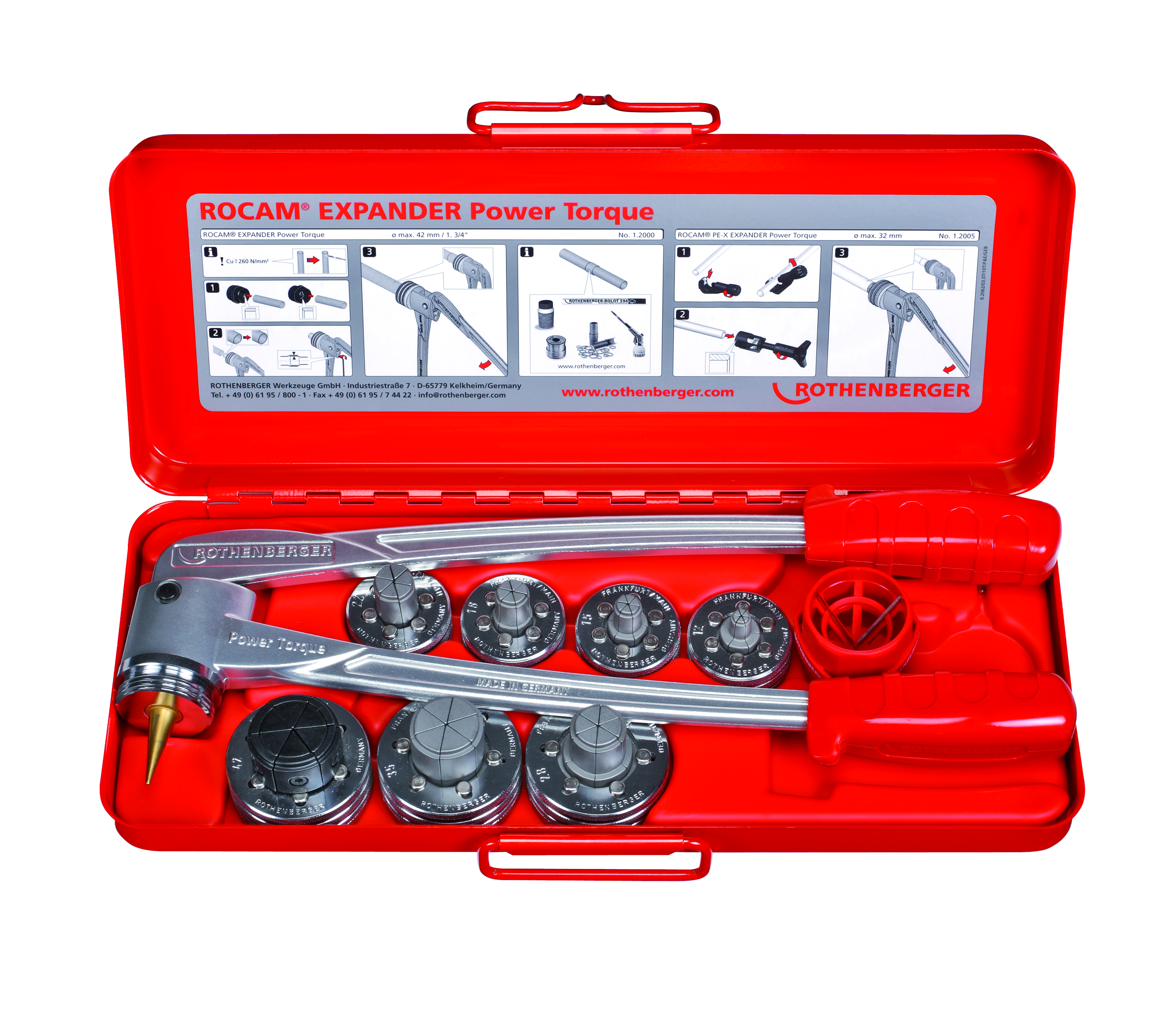 rothenberger Expander set rothenberger 10-22mm 123020