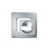 esylux Cover plate ip20 stainless steel ap