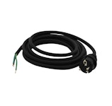 RUBBER CORD WITH PLUG H05RR-F 3x1,0 1,5M OPAL