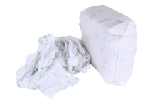 WIPING RAGS, ALLROUND, WHITE 10KG