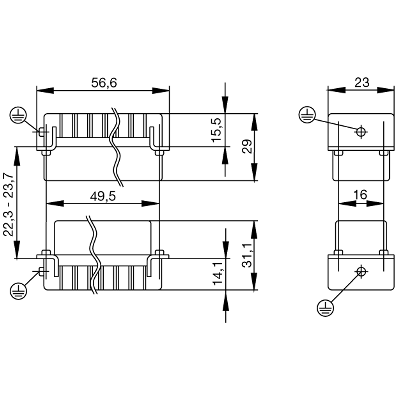 weidmüller Multipelkabel kontakt hdc ha 10 ms