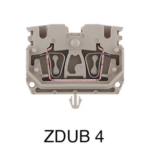 weidmüller Distributionsplint zdub 2.5-2/4an / rc 800v / 24a