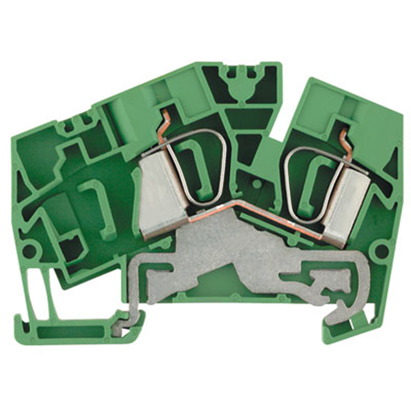 weidmüller Distributionsplint zpe 6-2/2an, 6mm2 grön/gul