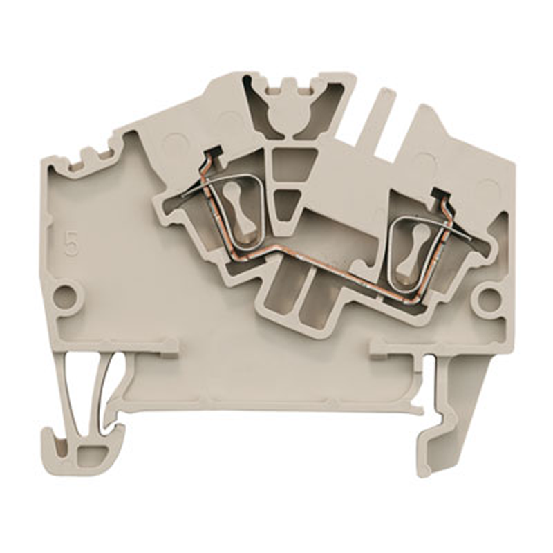 TERMINAL BLOCK ZDU 2.5-2, 2,5mm2 GREY