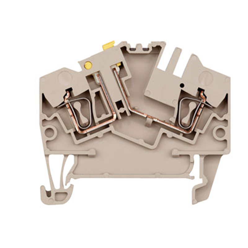 TERMINAL BLOCK ZTR 2.5-2, 2,5mm2 TEST, GREY
