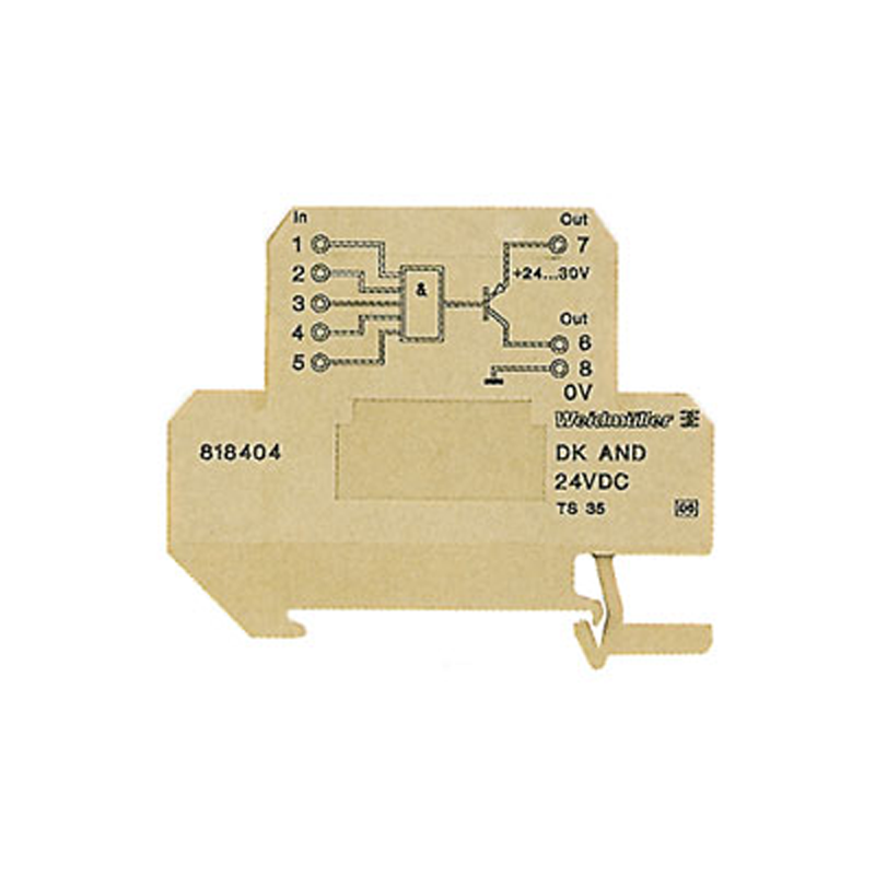 weidmüller Terminal block 818404000 dk and 35 24 vdc