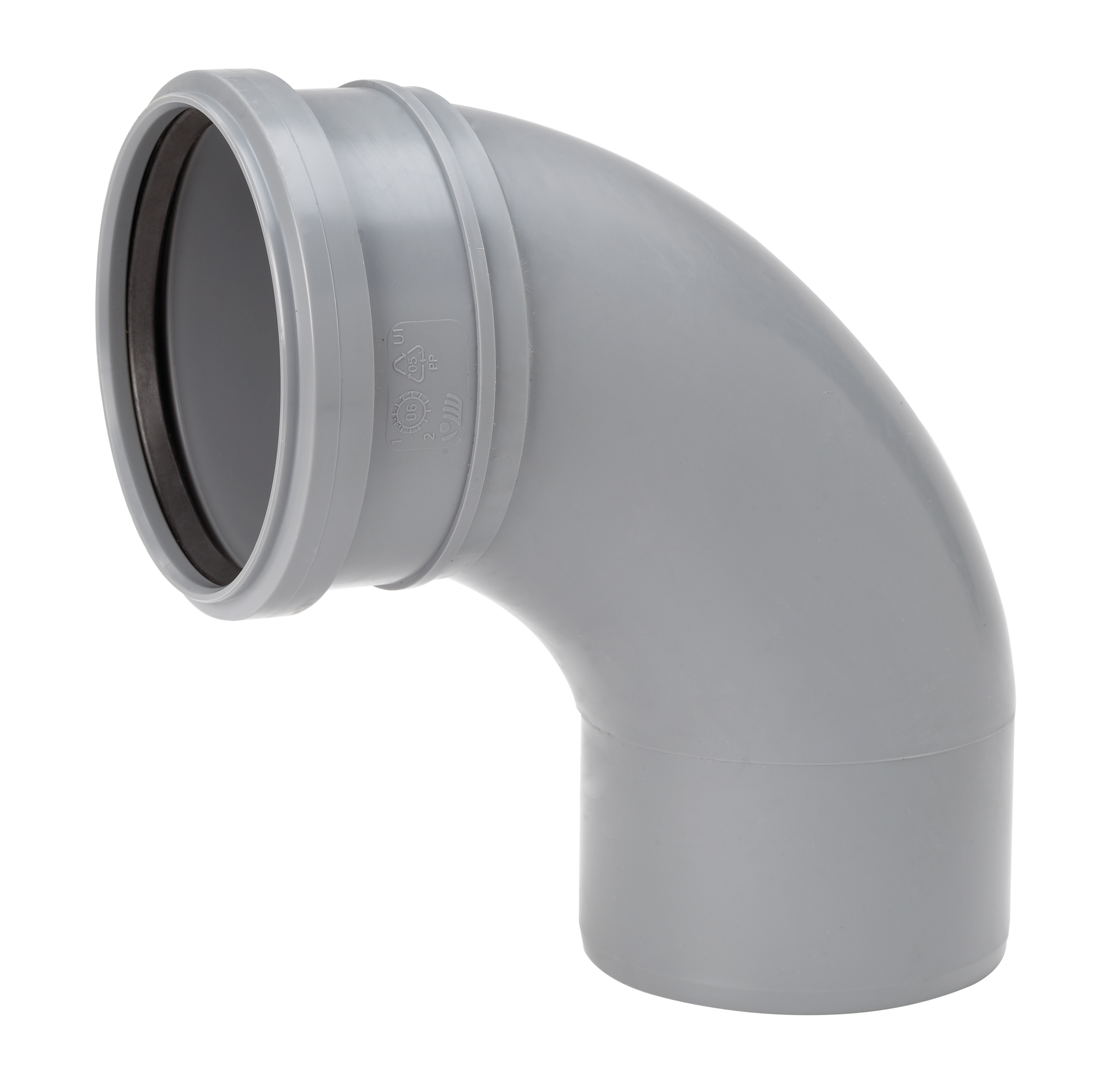 HT BÖJ UPONOR 75x88,5 RUNDAD PP