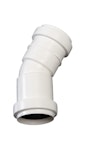 HT SOCKET BEND UPONOR 32x30 WHITE PP