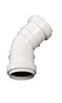 HT SOCKET BEND UPONOR 32x45 WHITE PP