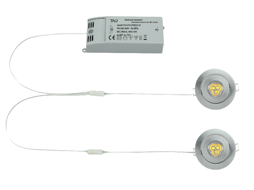 onnline Alasvalosetti onnline powerled 2x5,5w +driver alu
