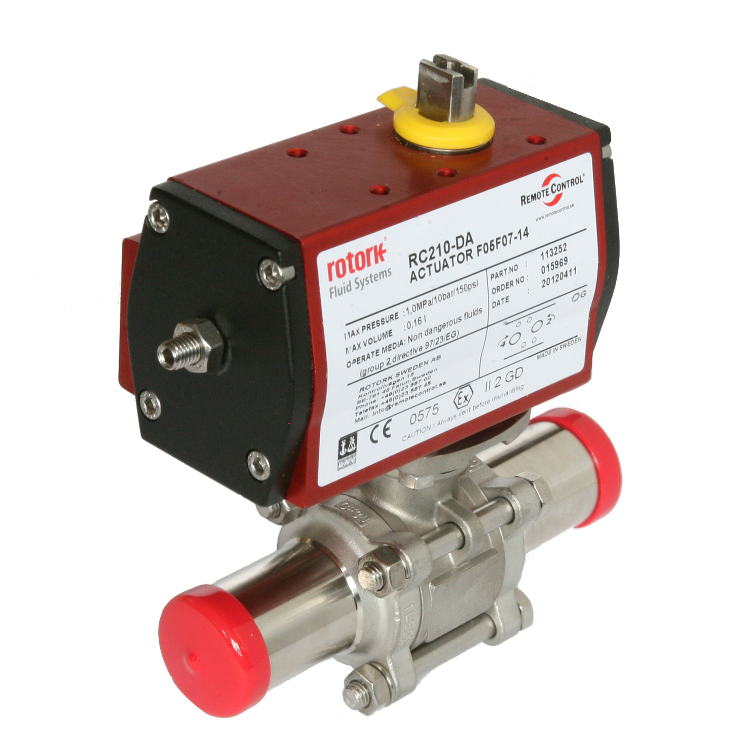 onnline Kulventil onnline  2707 + rc dn65 2707 h 230da