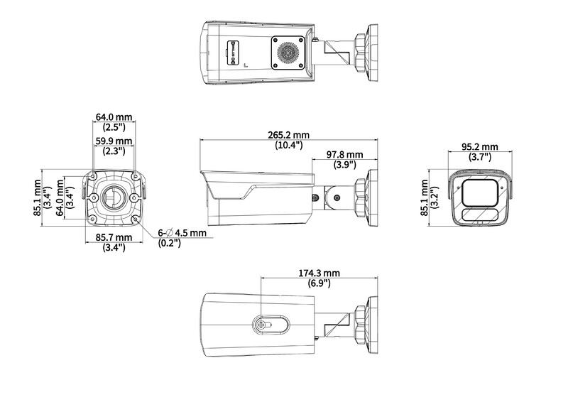 unv Kamera-ip prime-iii 8mp bullet 2.8-12mm poe