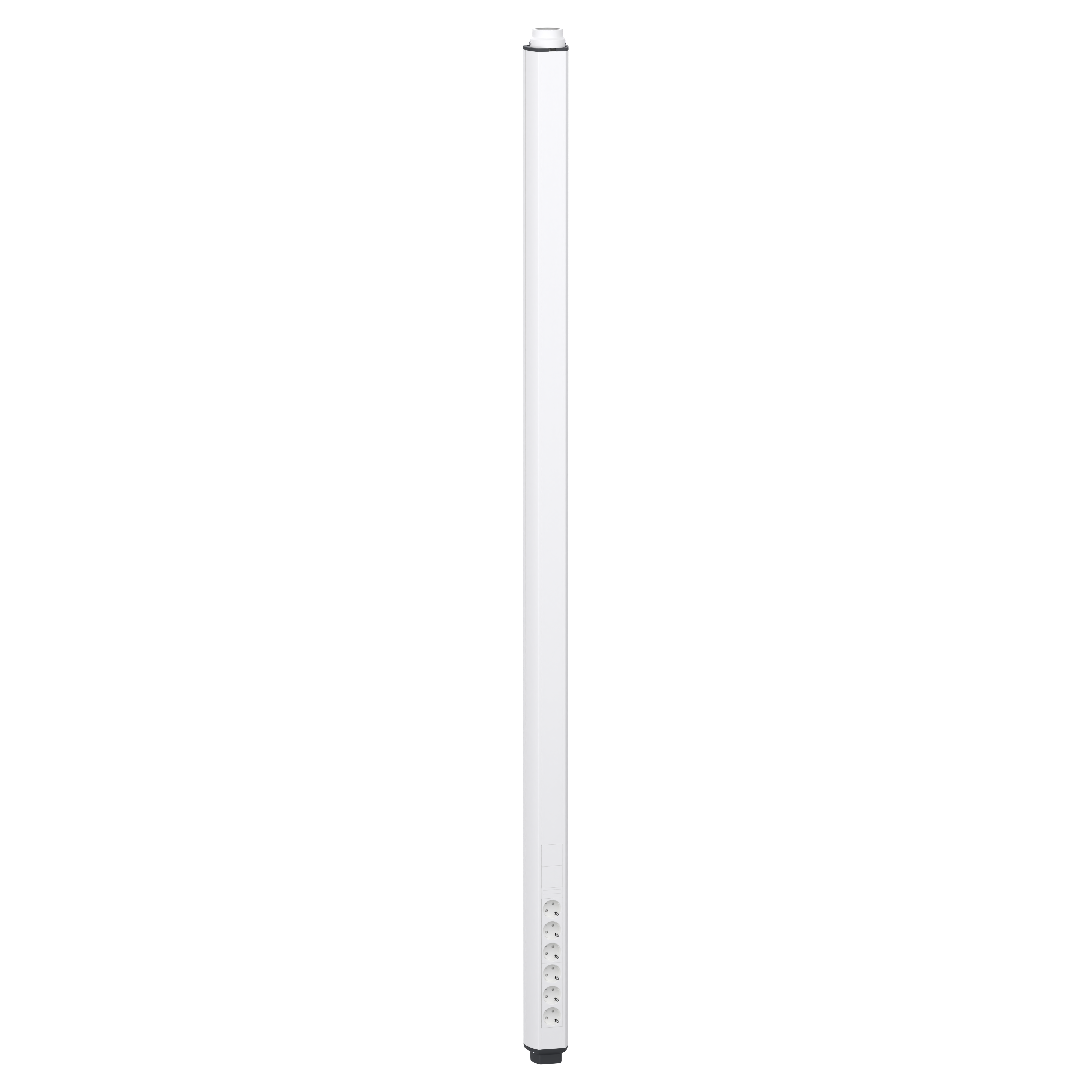 OL45 Wall Pole 2,7m 6xDE SO+2xBlind-Wh
