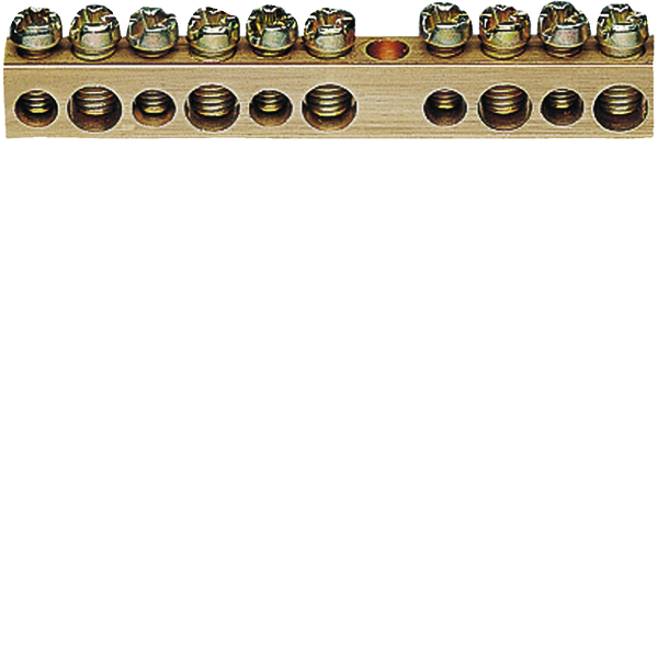 Jordskinne, 10 tilkobl, 3x16+7x10, b67mm
