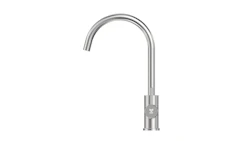 KITCHEN FAUCET INOX Q1 C-SPOUT DW, BRUSHED