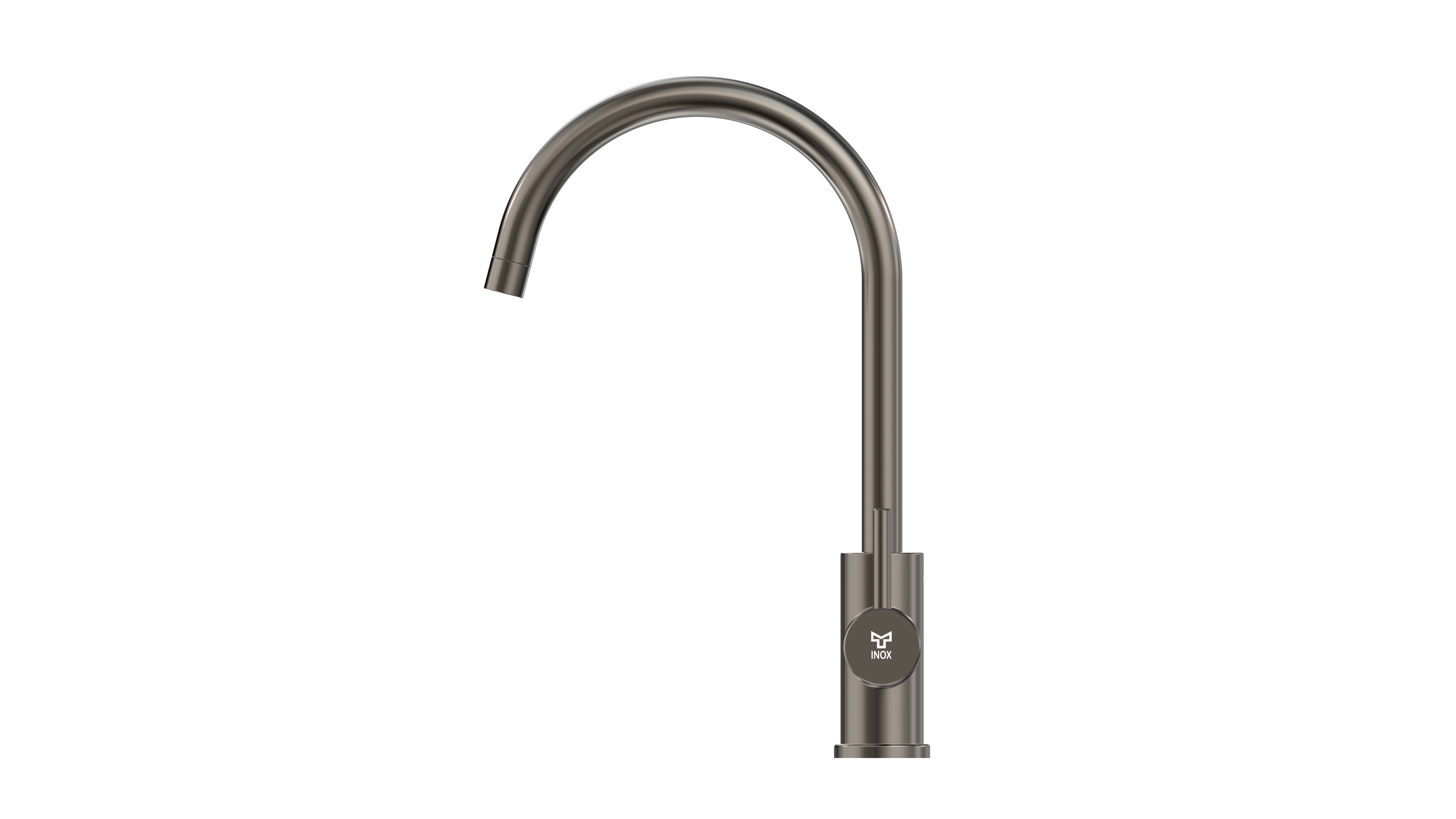 KITCHEN FAUCET INOX Q1 C-SPOUT DW, GUN METAL