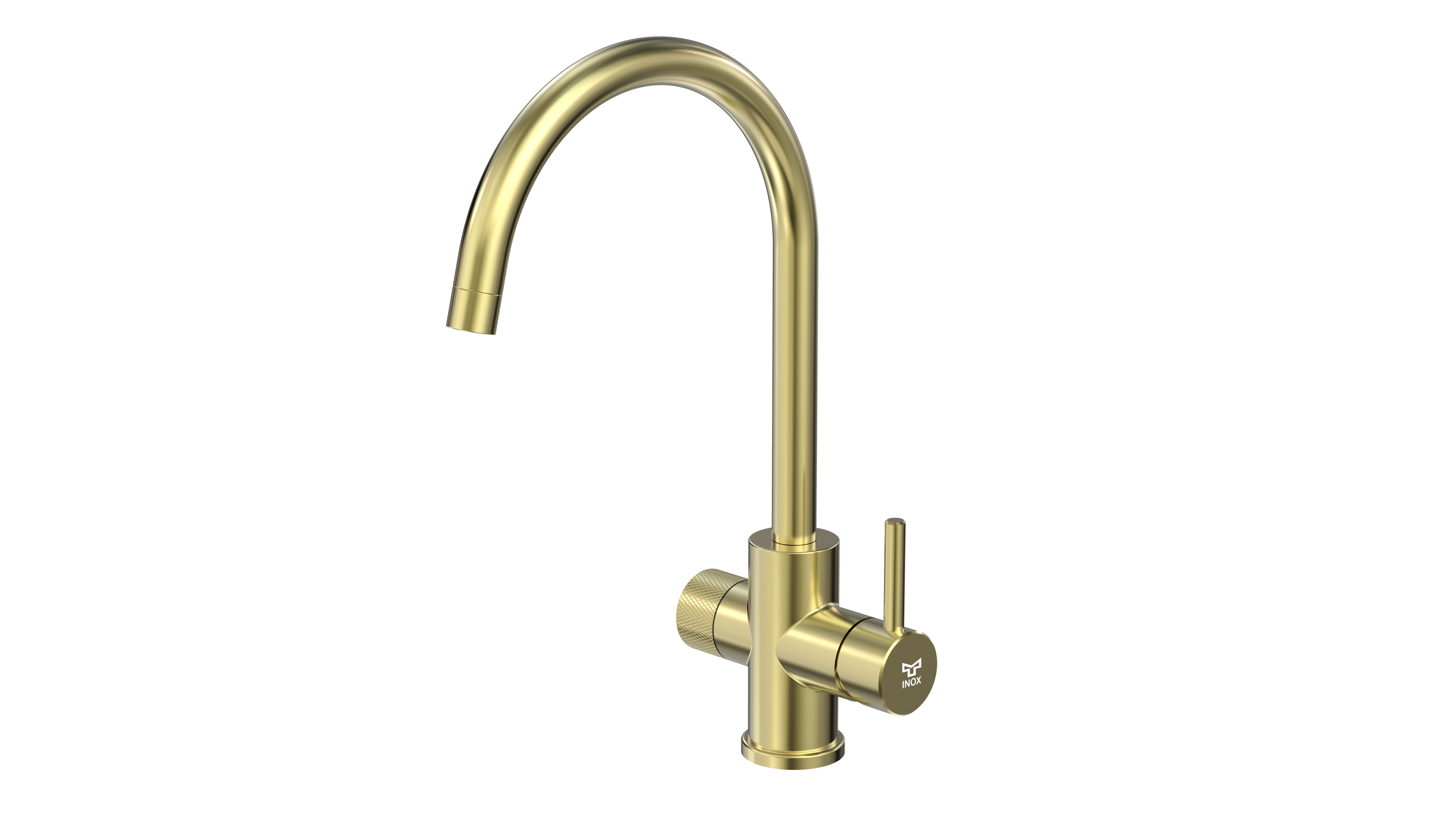 tammiholma Kitchen faucet inox q1 c-spout dw, light gold