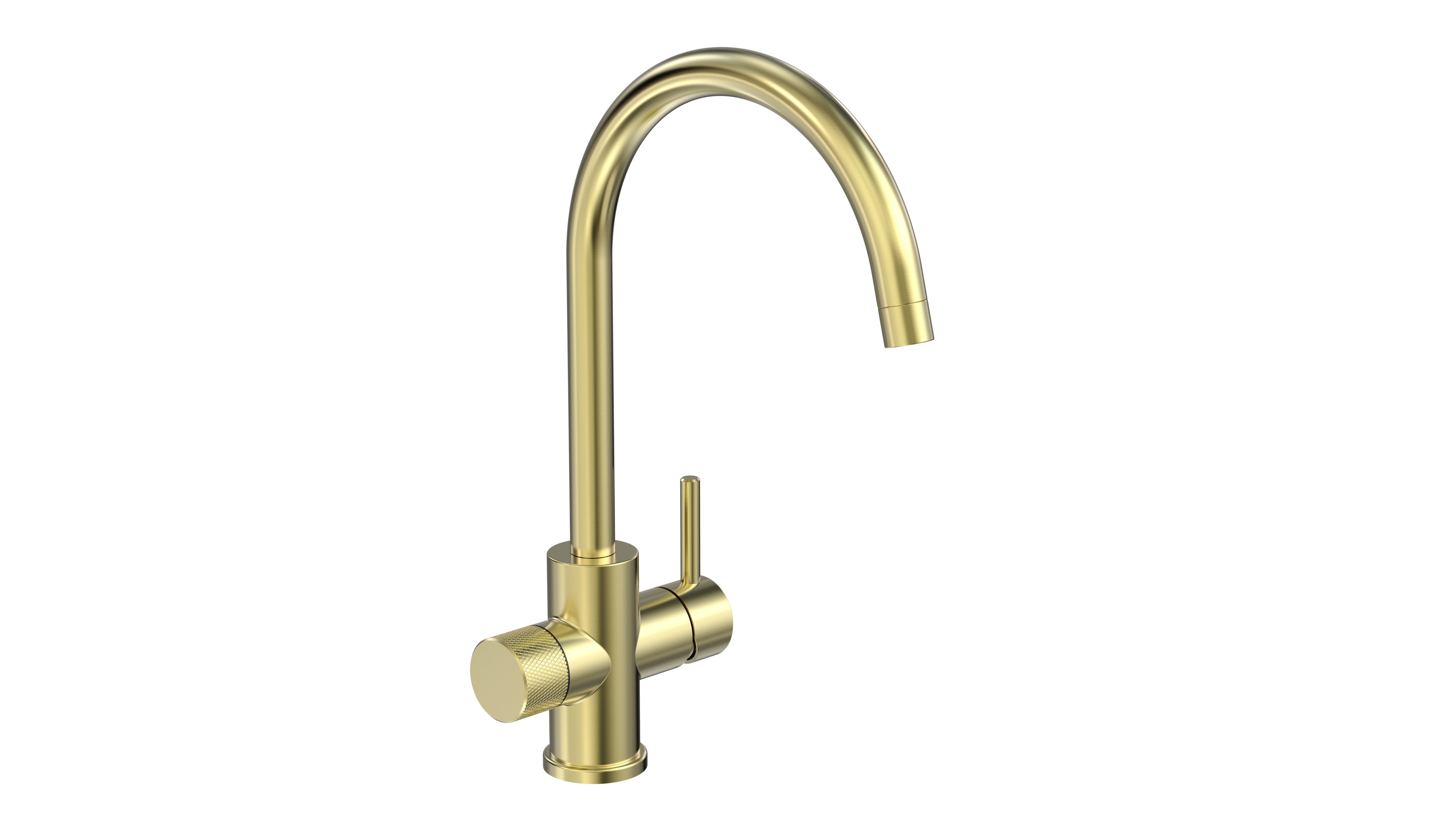 tammiholma Kitchen faucet inox q1 c-spout dw, light gold