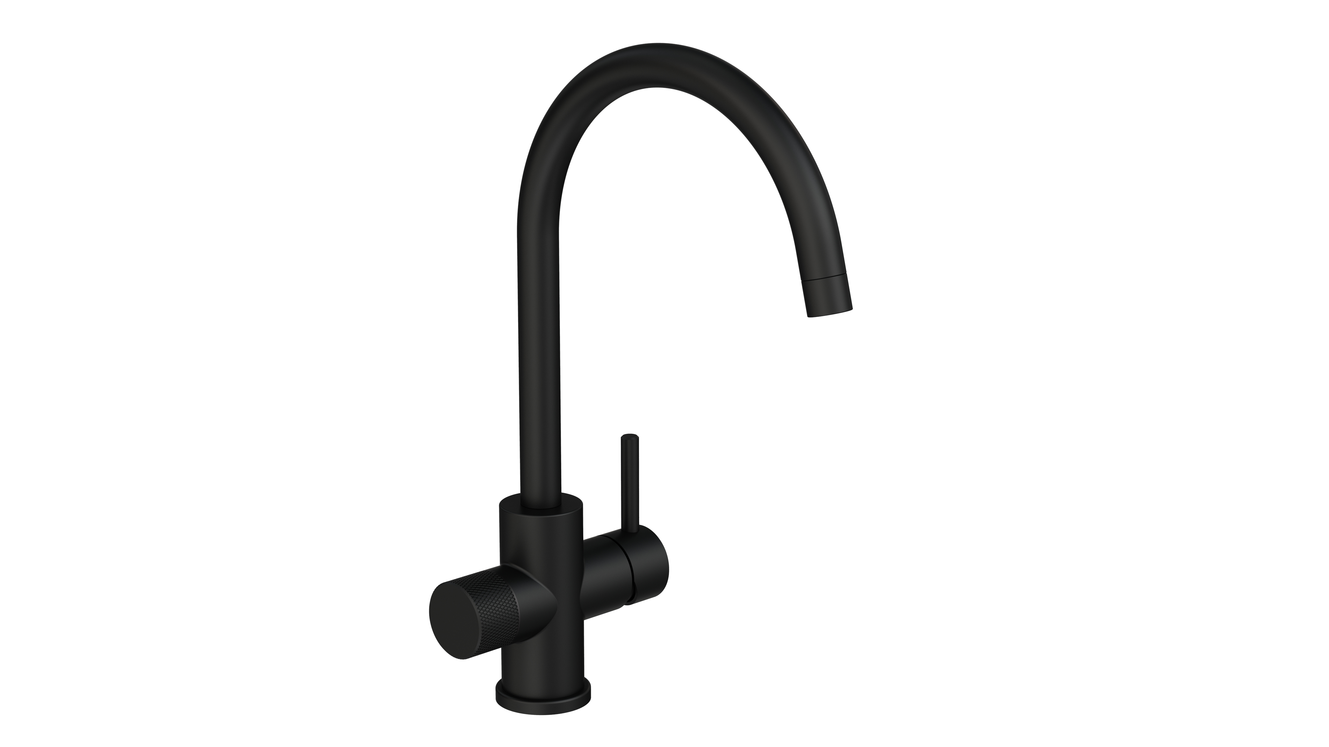 tammiholma Kitchen faucet inox q1 c-spout dw, matt black