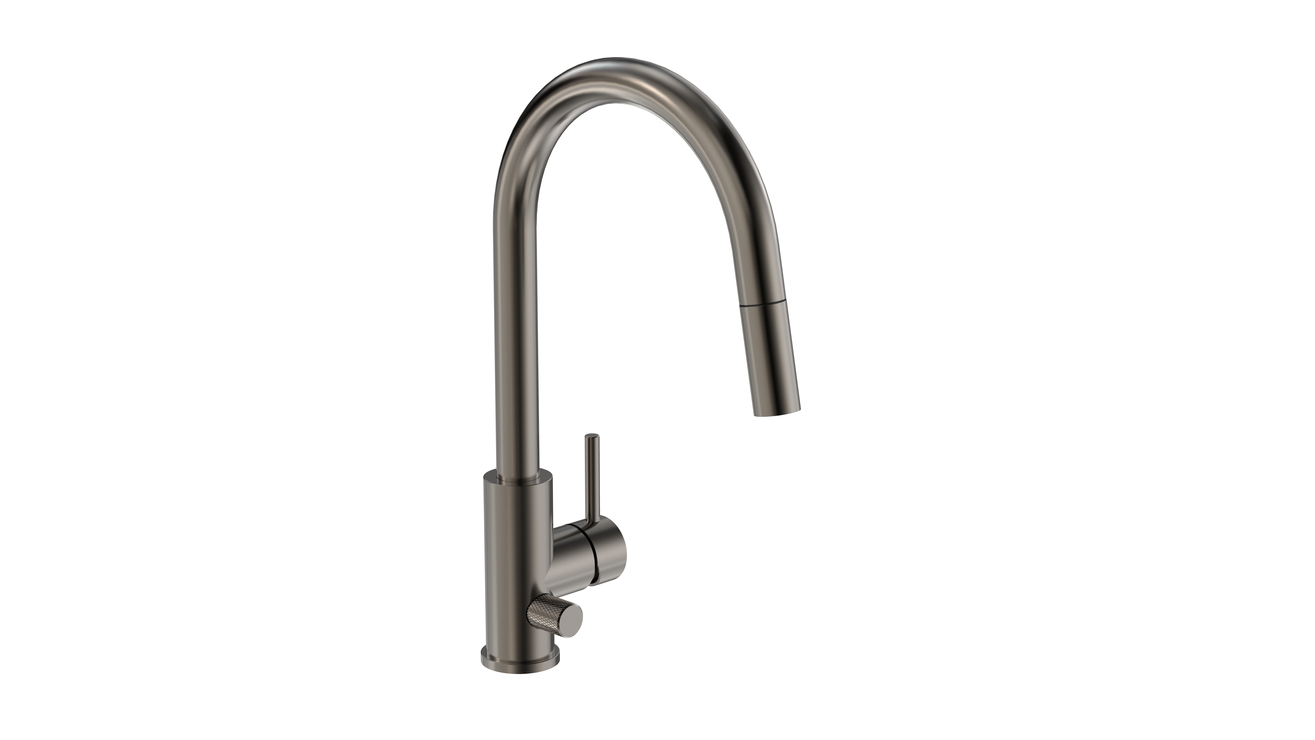 tammiholma Kitchen faucet inox q1 c-spout pull-out spray, dw, gun metal