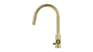 tammiholma Kitchen faucet inox q1 c-spout pull-out spray, dw, light gold
