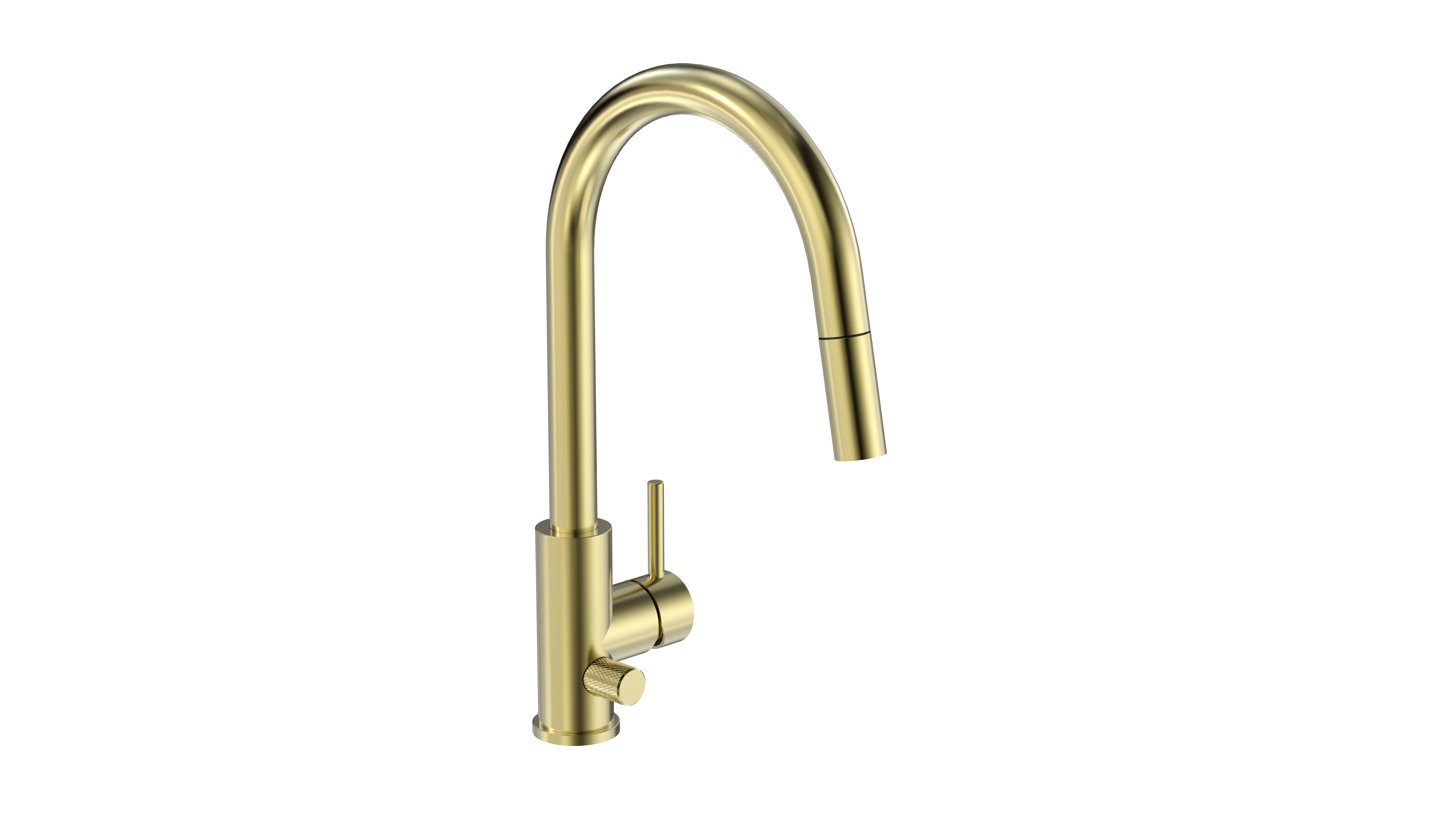 tammiholma Kitchen faucet inox q1 c-spout pull-out spray, dw, light gold
