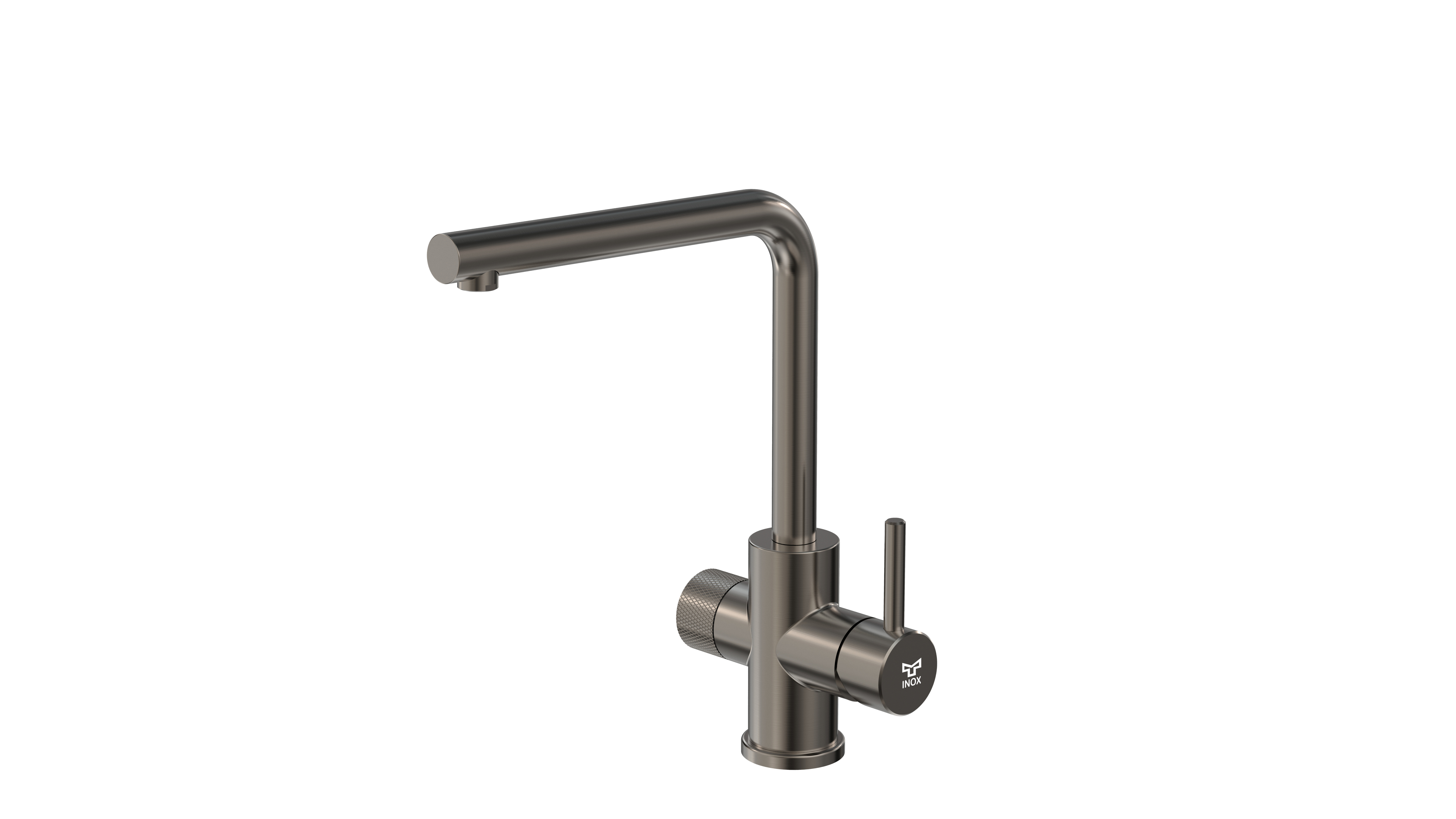 tammiholma Köksblandare inox q1, l-pip dm, gun metal