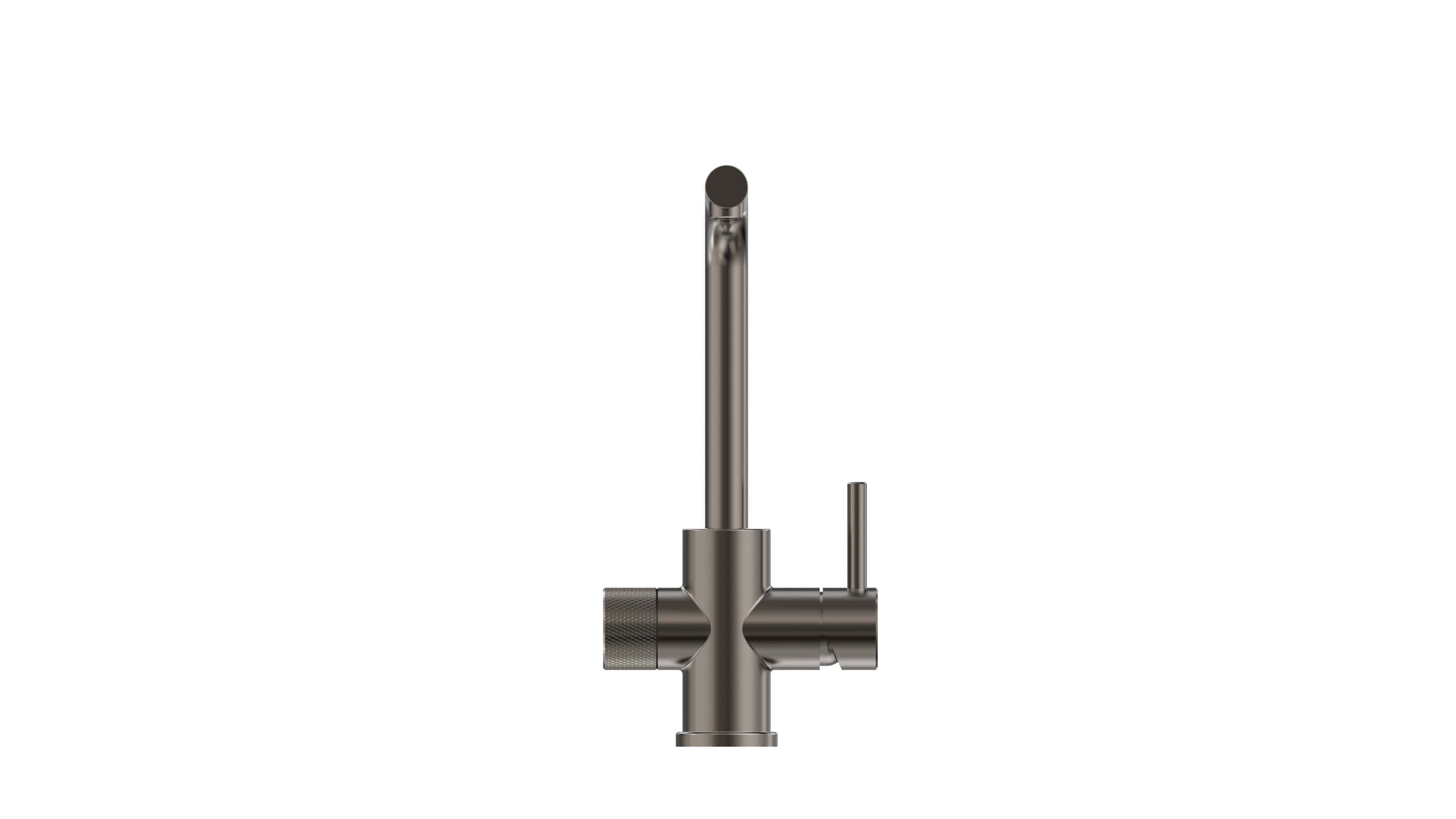 tammiholma Köksblandare inox q1, l-pip dm, gun metal