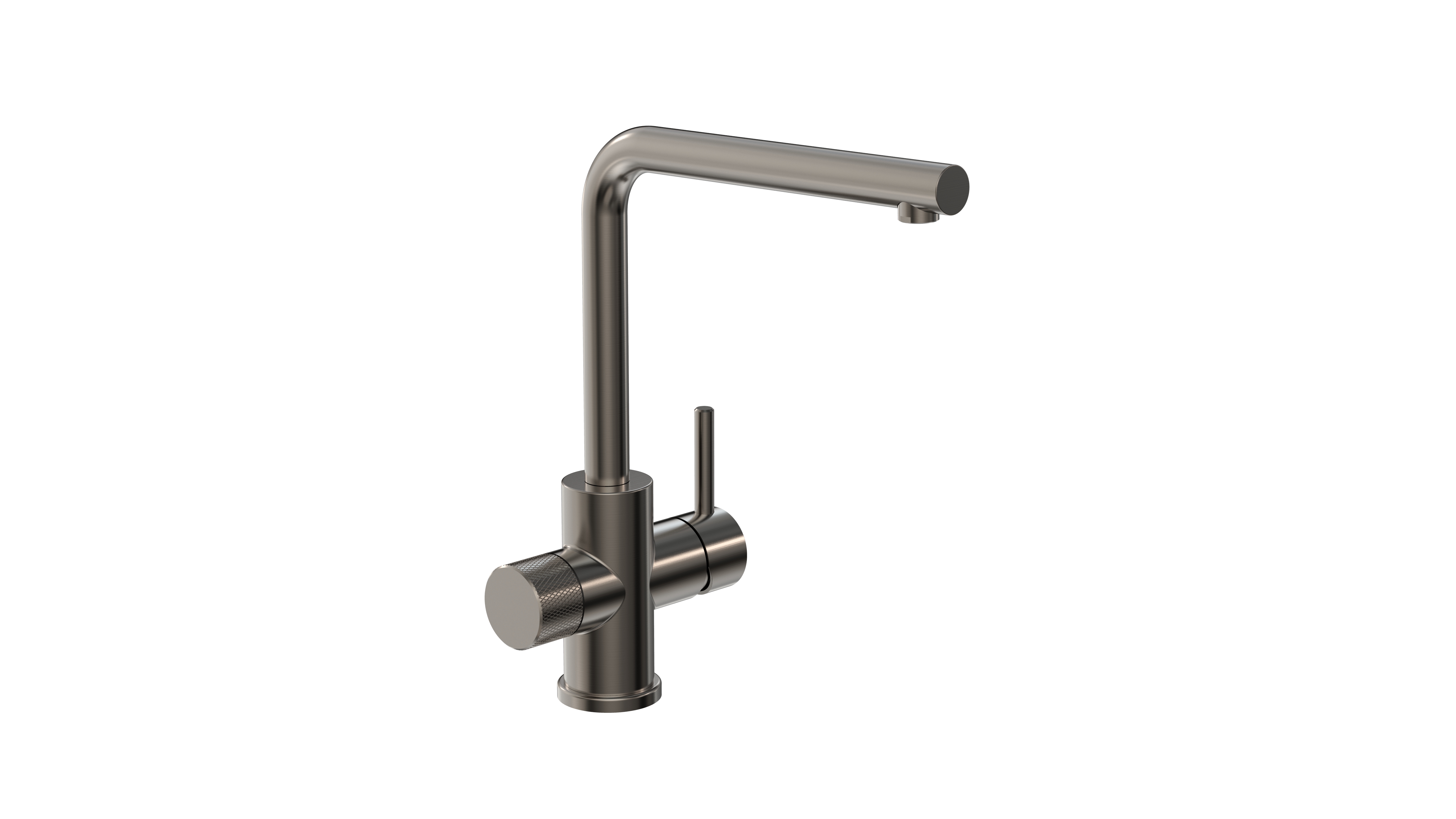 tammiholma Köksblandare inox q1, l-pip dm, gun metal