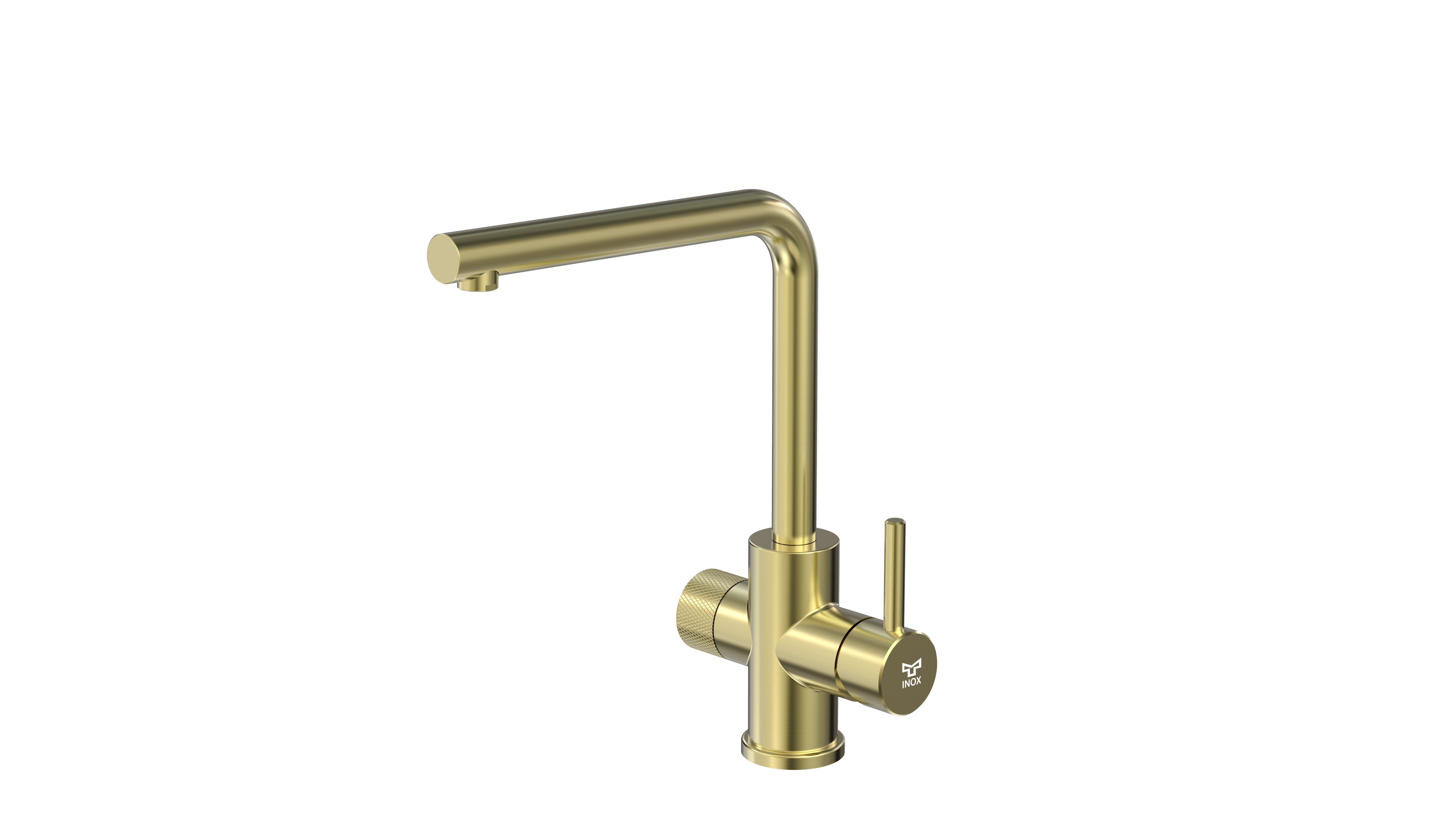 tammiholma Kitchen faucet inox q1 l-spout dw, light gold