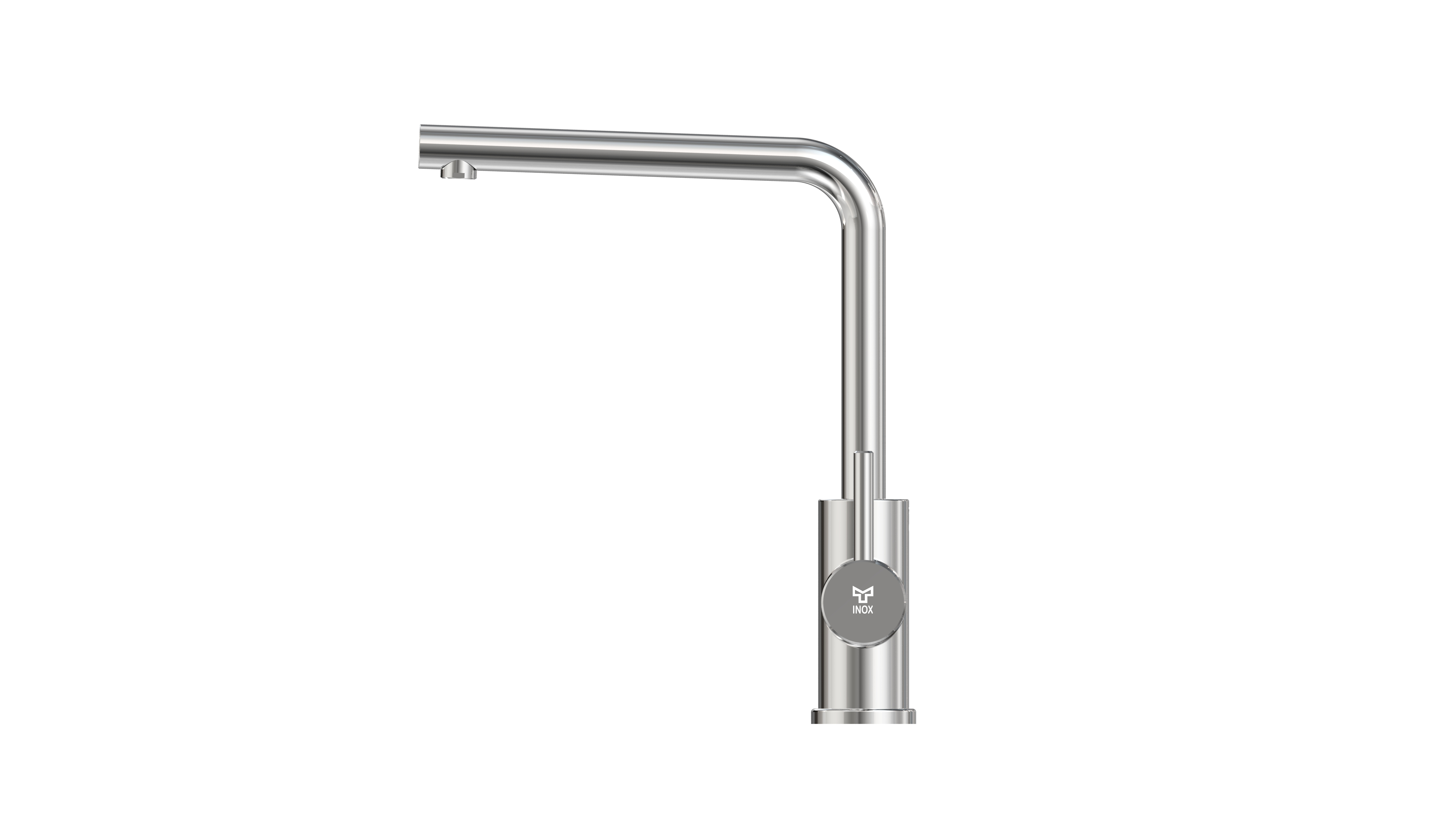 KITCHEN FAUCET INOX Q1 L-SPOUT DW, POLISHED