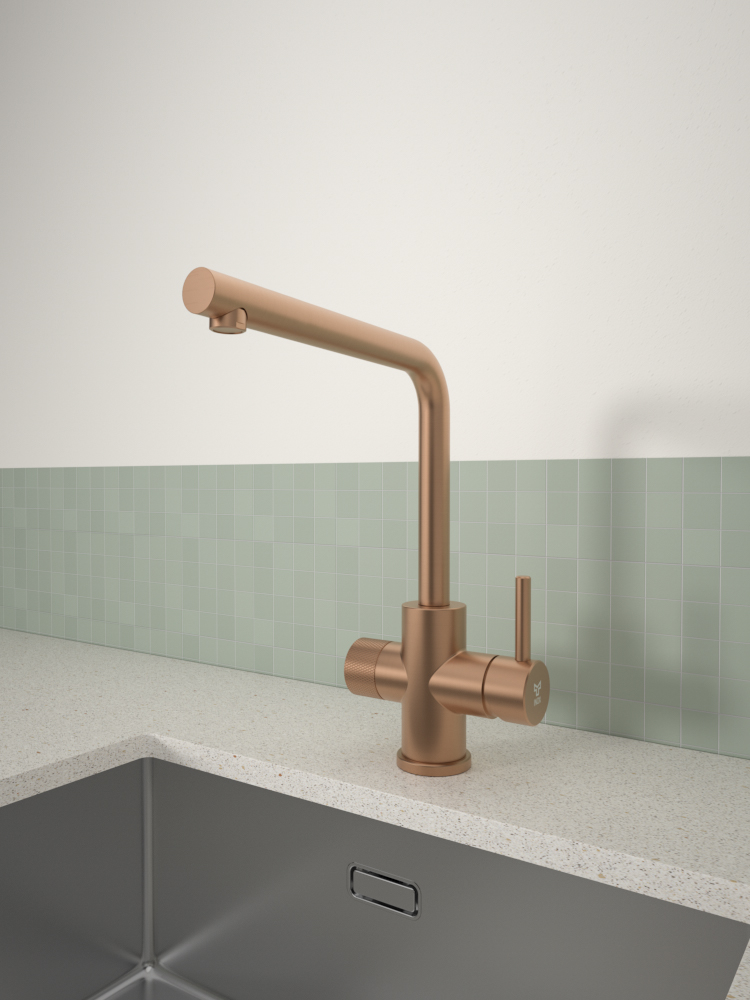 tammiholma Kitchen faucet inox q1 l-spout dw, rose gold