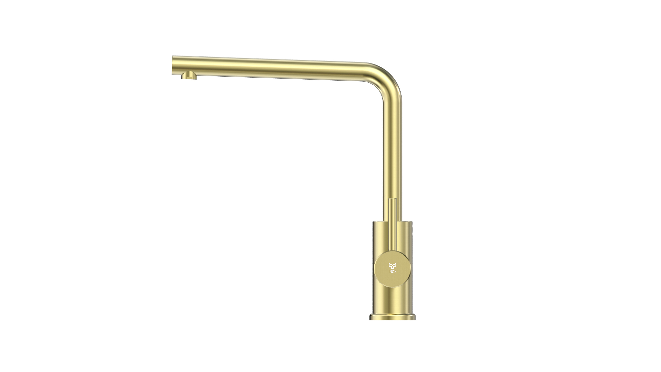 KITCHEN FAUCET INOX Q1 L-SPOUT LIGHT GOLD