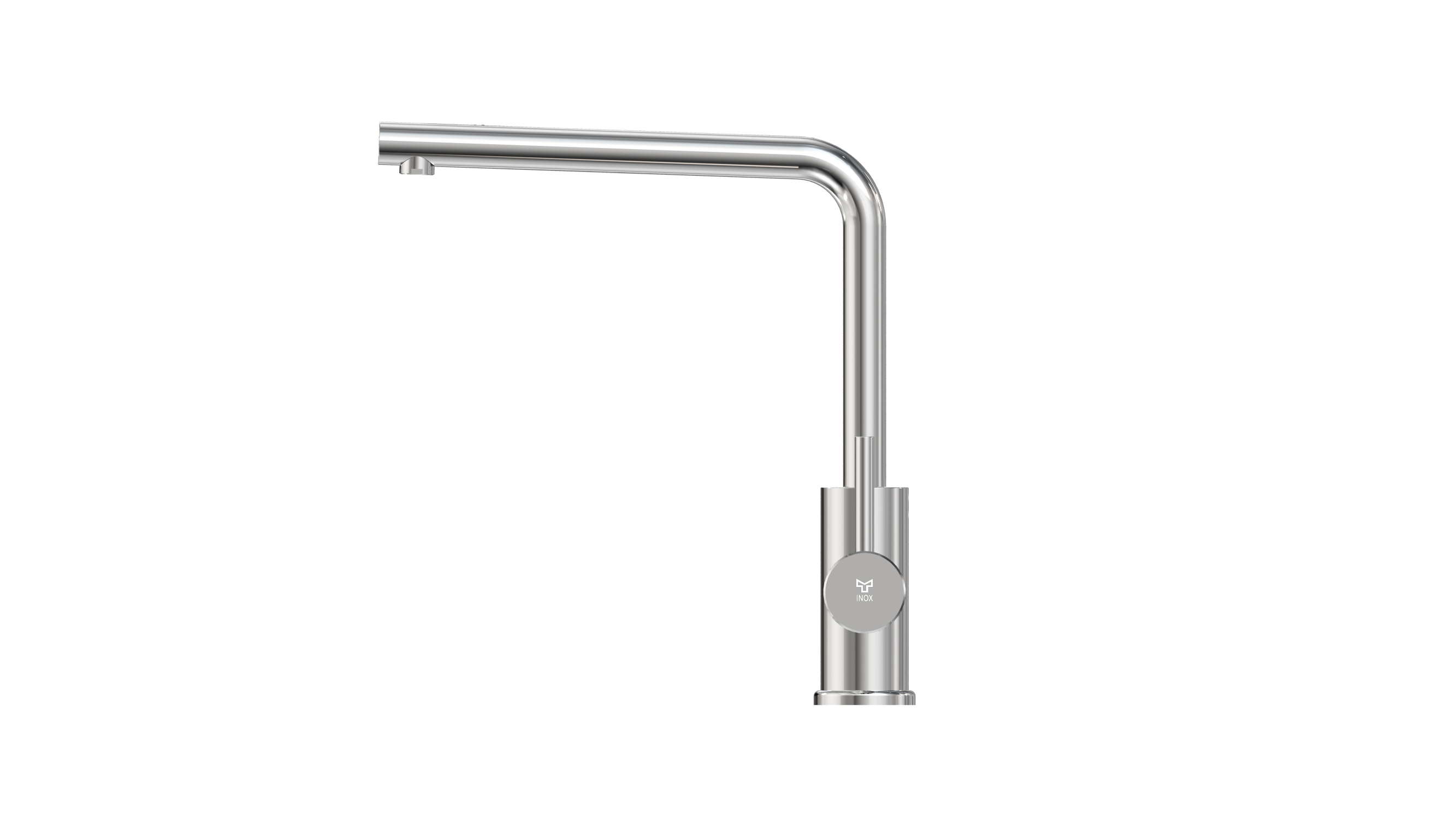 KITCHEN FAUCET INOX Q1 L-SPOUT POLISHED