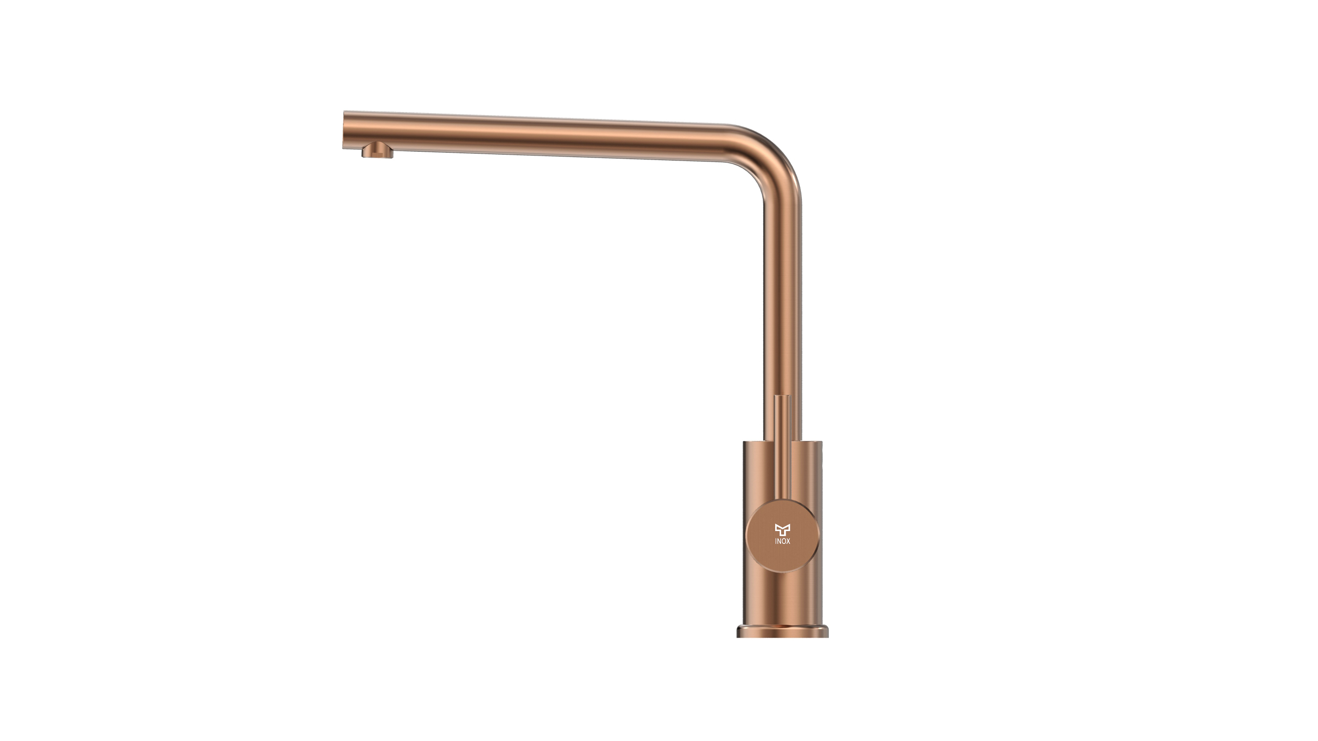 KITCHEN FAUCET INOX Q1 L-SPOUT ROSE GOLD
