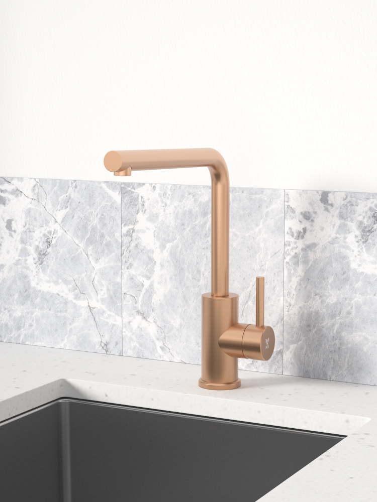 tammiholma Kitchen faucet inox q1 l-spout rose gold