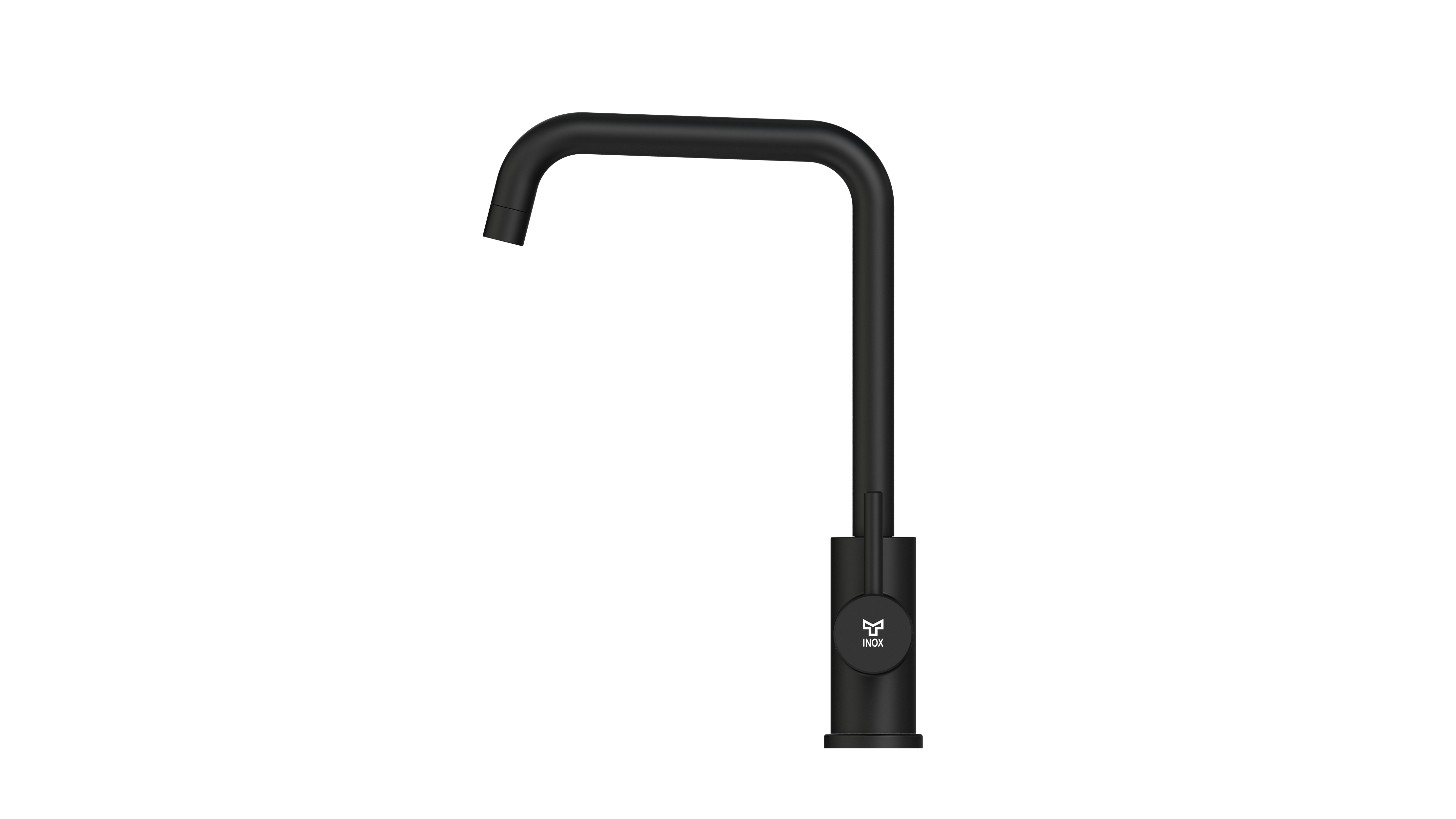 KITCHEN FAUCET INOX Q1 U-SPOUT DW, MATT BLACK