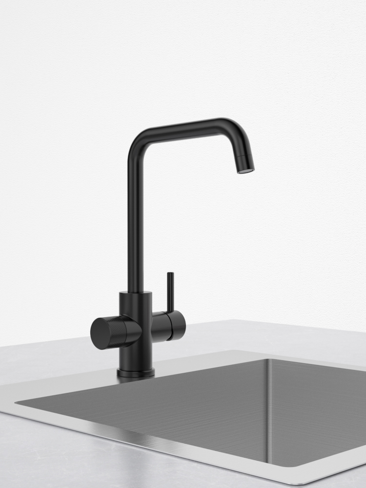 tammiholma Kitchen faucet inox q1 u-spout dw, matt black