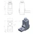 katko Cable connector klh2x150