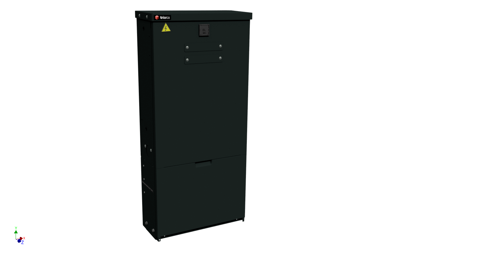 Kabelskap KST Eco P6-1002-M159, NO/FI, RAL6012