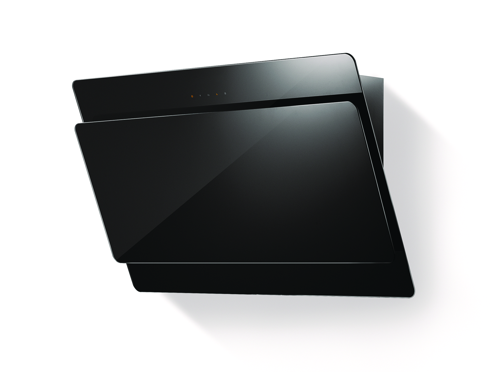 savo Spiskåpa savo ch-6906-b 55cm svart/glas led