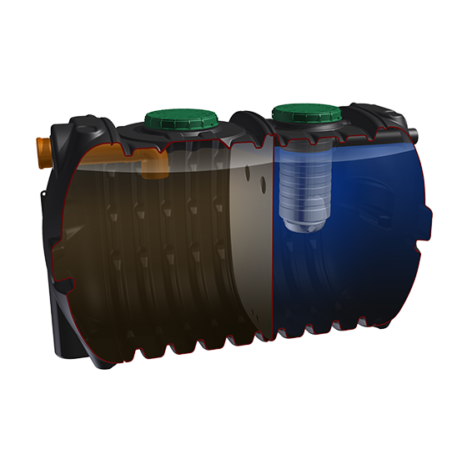 undefined Nosēdtvertne ar filtru epurbloc 3000 (divkameru)